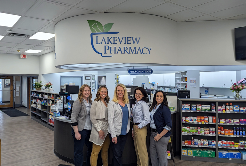 pharmacy team at Lakeview Pharmacy