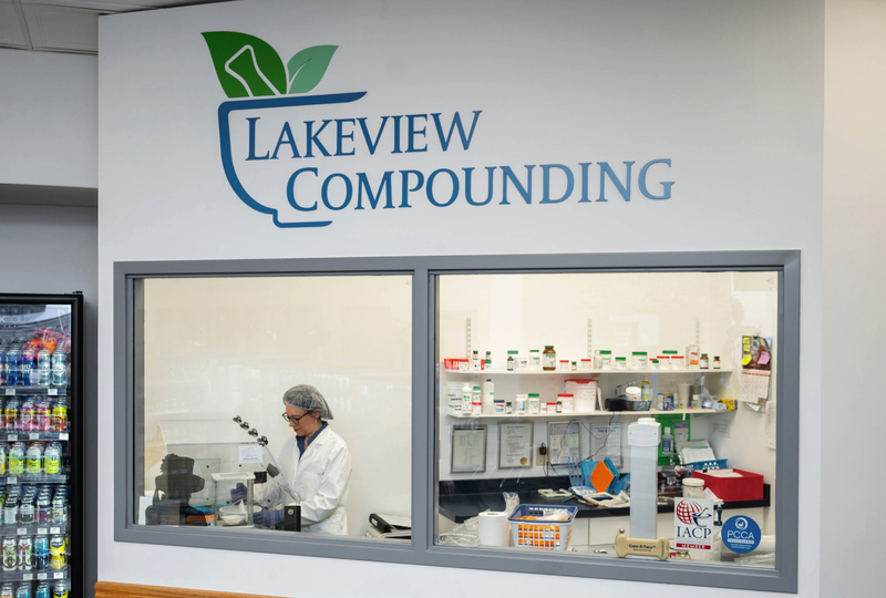 compounding lab at Lakeview Pharmacy