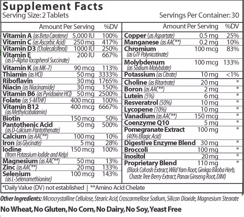 WOMEN'S MULTI 60 Count